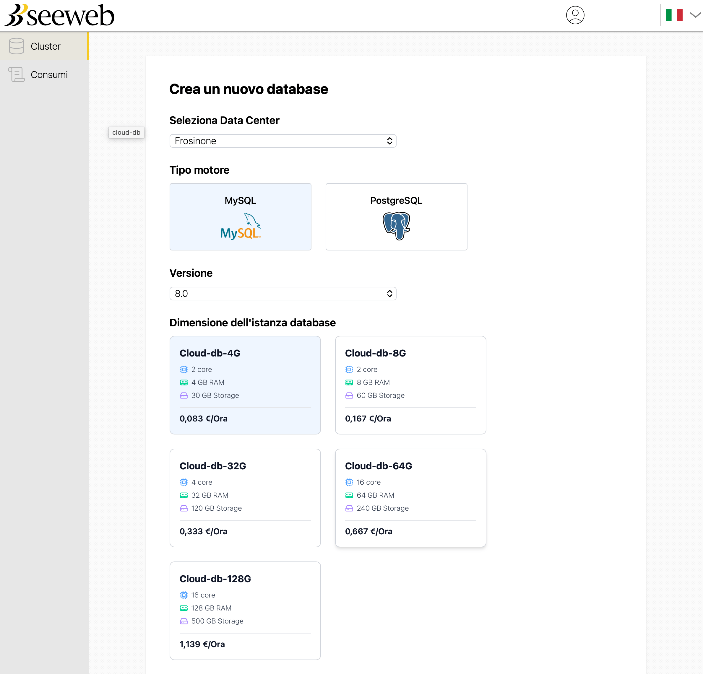 Tecnologia Cloud DB - Slide 1