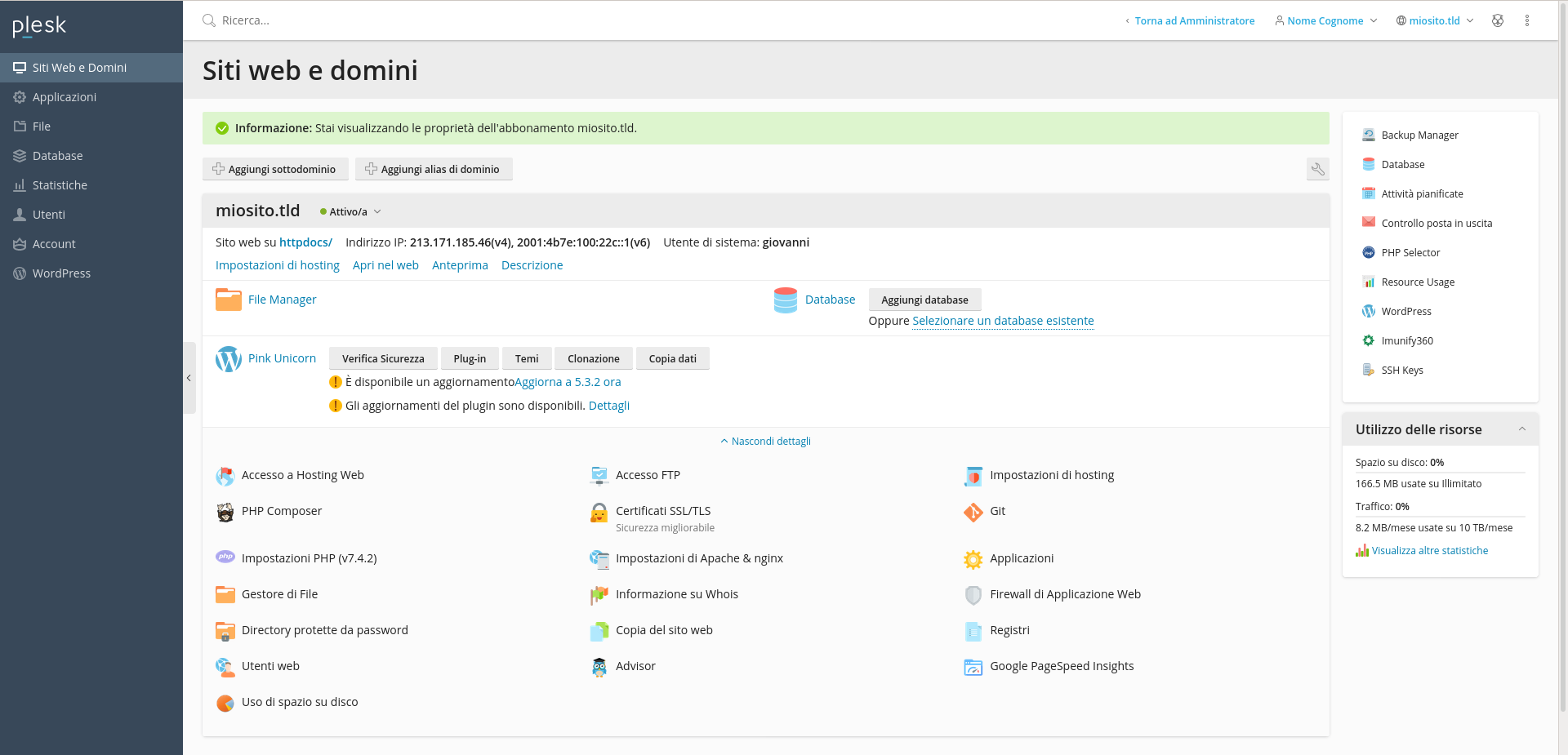 Tecnologia e innovazione dello Shared Hosting Seeweb